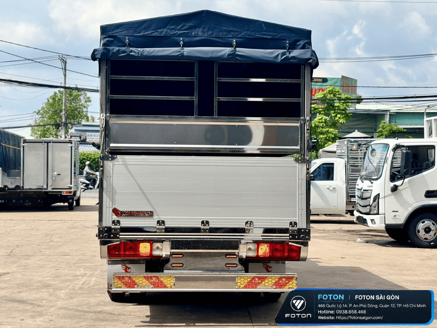 Xe Tải Foton 3T5 - 3.5 Tấn Thùng Nhôm Dài 4m4